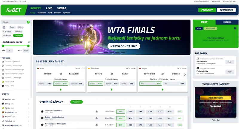 forBET - home page
